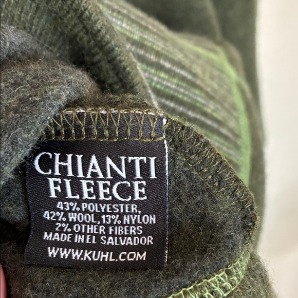 KÜHL Green Outdoor Chianti Wool-blend zip up Jacket size M - Picture 5 of 5